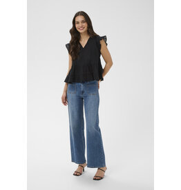 Kaffe Kaffe - Valerie Top (Black Deep)