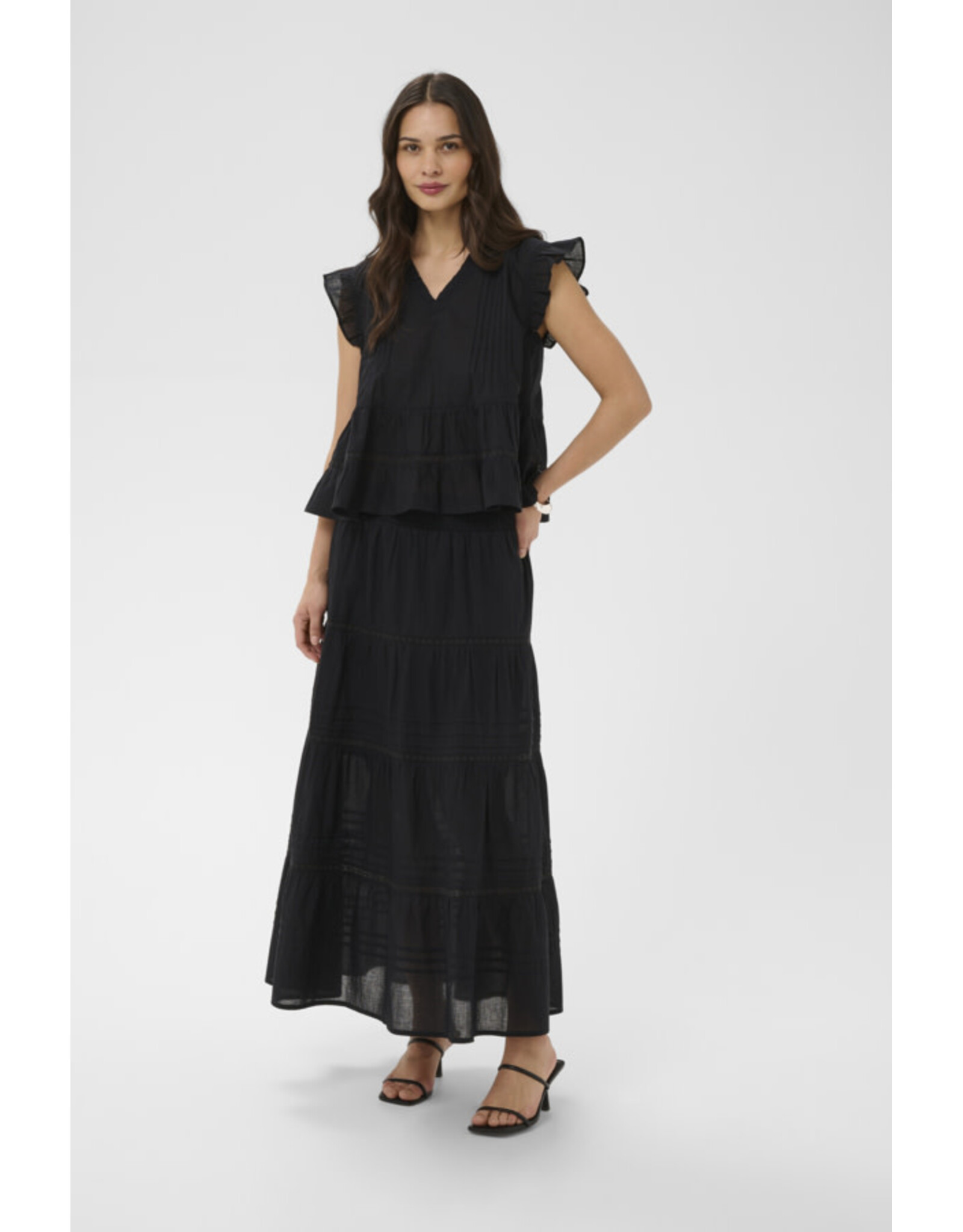 Kaffe Kaffe - Valerie Top (Black Deep)