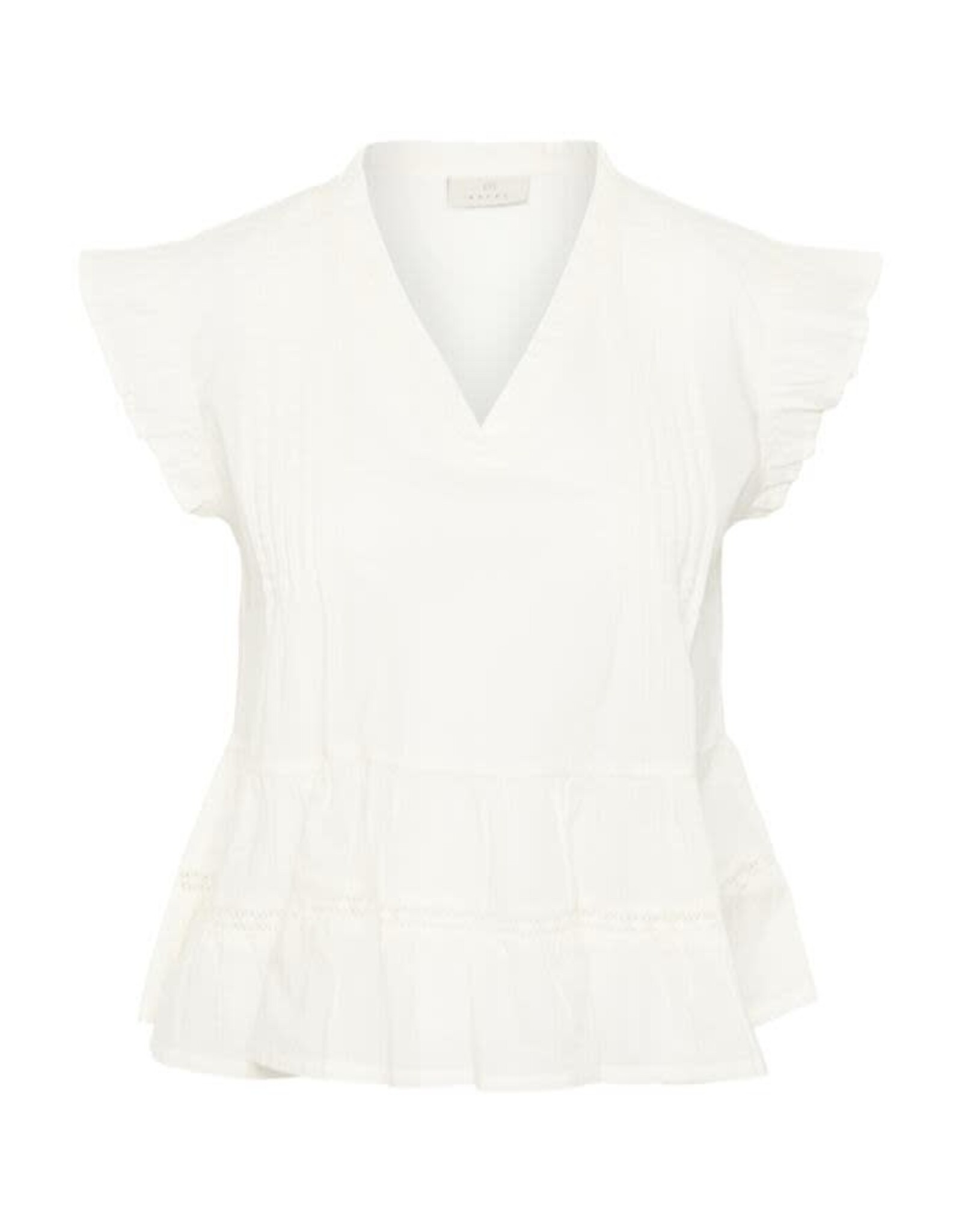 Kaffe Kaffe - Valerie Top (Chalk)