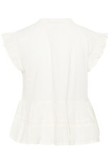 Kaffe Kaffe - Valerie Top (Chalk)