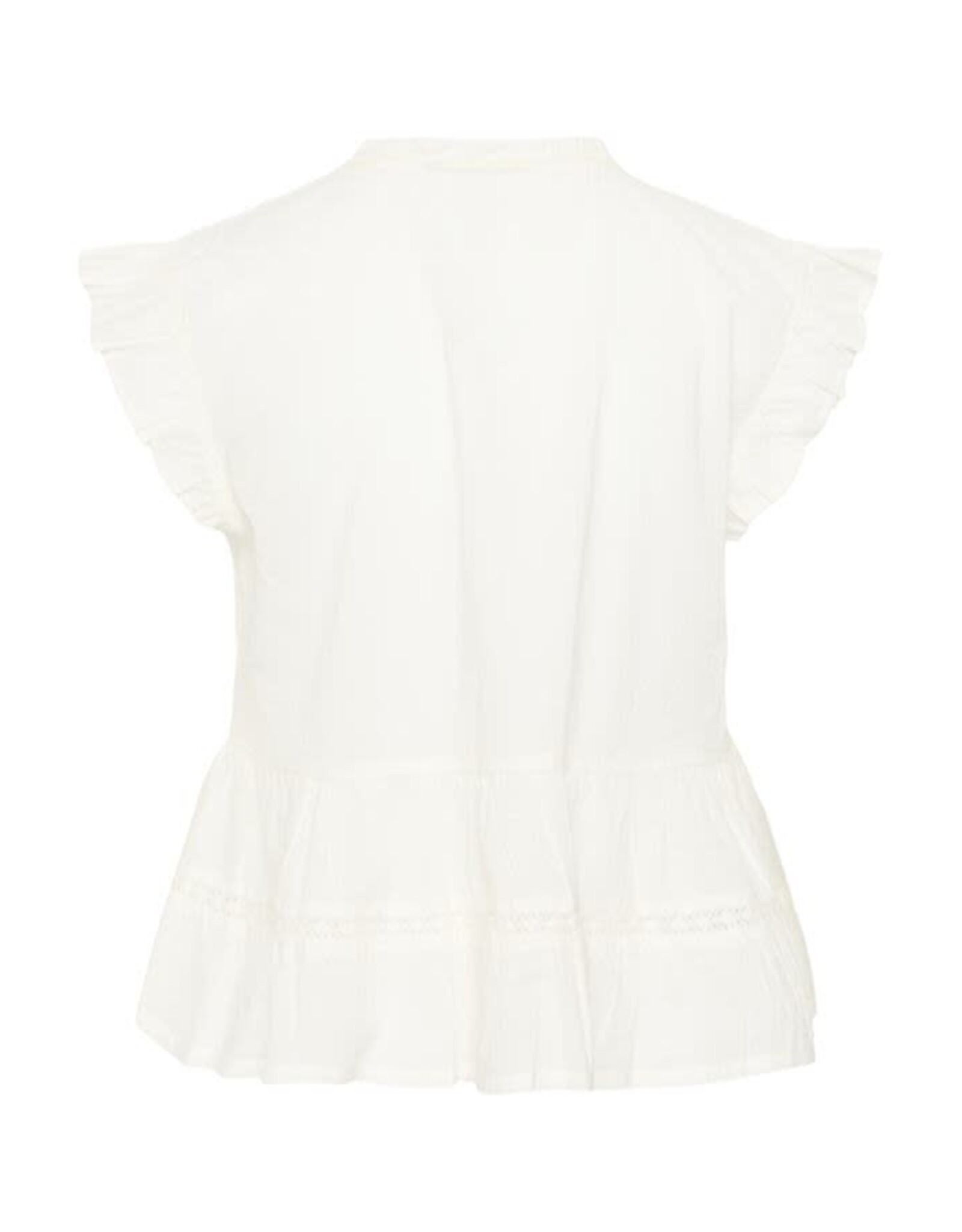 Kaffe Kaffe - Valerie Top (Chalk)