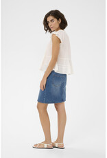 Kaffe Kaffe - Valerie Top (Chalk)