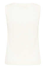 Kaffe Kaffe - Silvia Sleeveless Knit Top (Chalk)