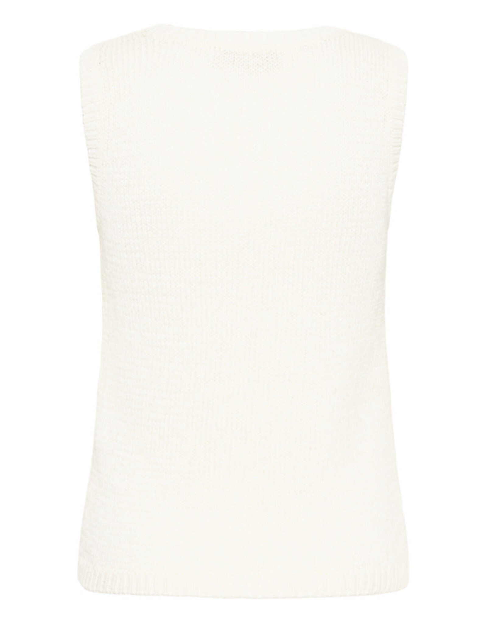 Kaffe Kaffe - Silvia Sleeveless Knit Top (Chalk)