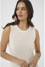 Kaffe Kaffe - Silvia Sleeveless Knit Top (Chalk)