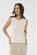 Kaffe Kaffe - Silvia Sleeveless Knit Top (Chalk)