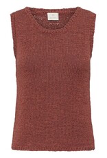 Kaffe Kaffe - Silvia Sleeveless Knit Top (Henna)