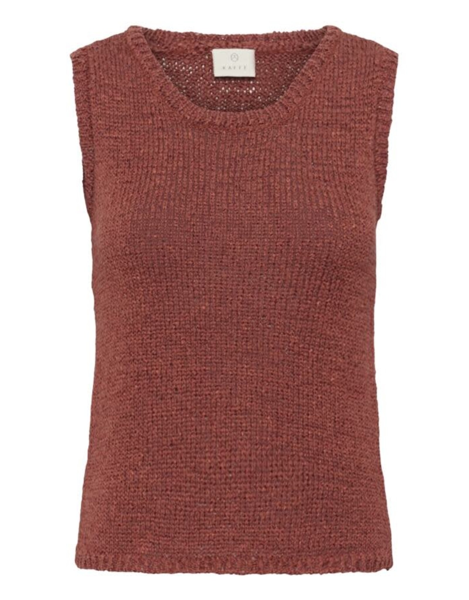 Kaffe Kaffe - Silvia Sleeveless Knit Top (Henna)