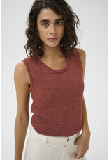 Kaffe Kaffe - Silvia Sleeveless Knit Top (Henna)