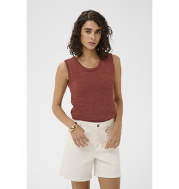Kaffe Kaffe - Silvia Sleeveless Knit Top (Henna)