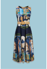 Astrid Astrid - Belted Dress (Navy)
