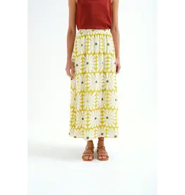 Compania Fantastica Compania Fantastica -  Olive Flower Skirt