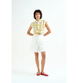 Compania Fantastica Compania Fantastica -  Olive Flower Top