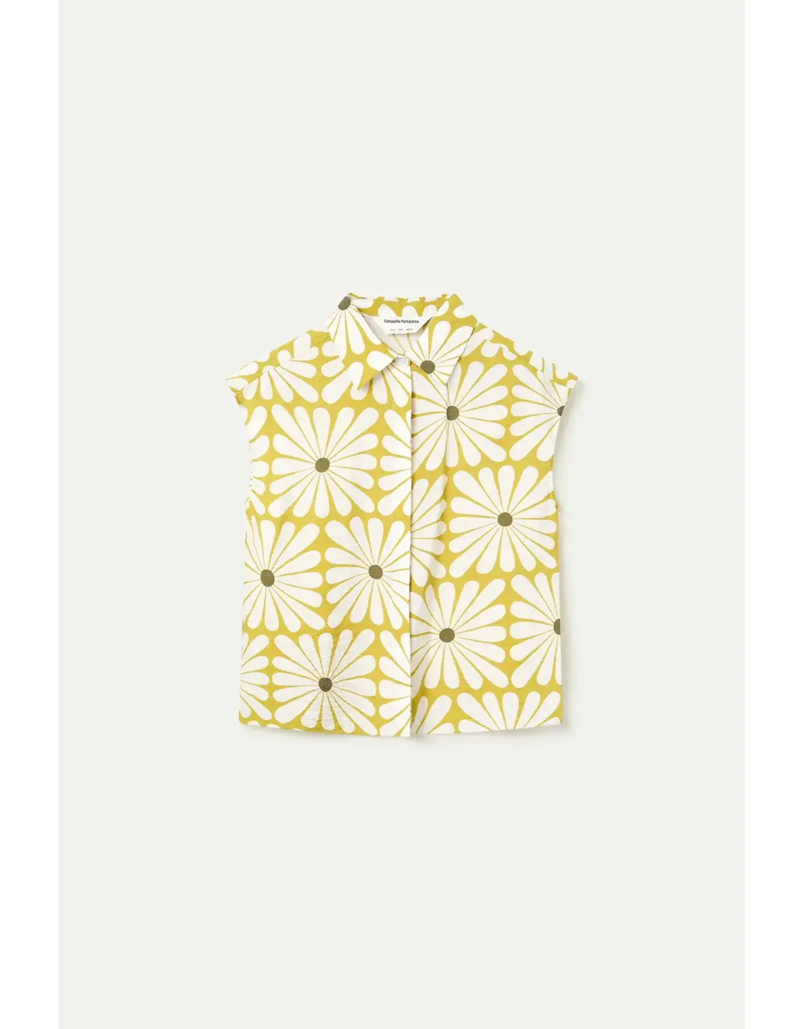 Compania Fantastica Compania Fantastica -  Olive Flower Top