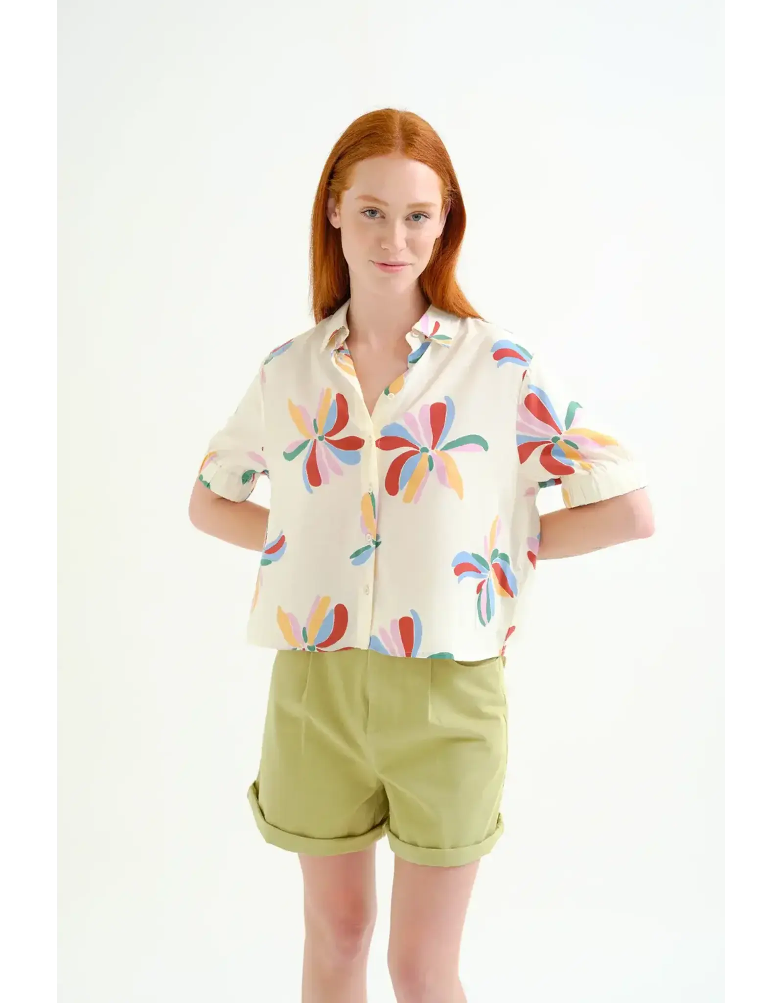 Compania Fantastica Compania Fantastica -  Monarda Print Blouse