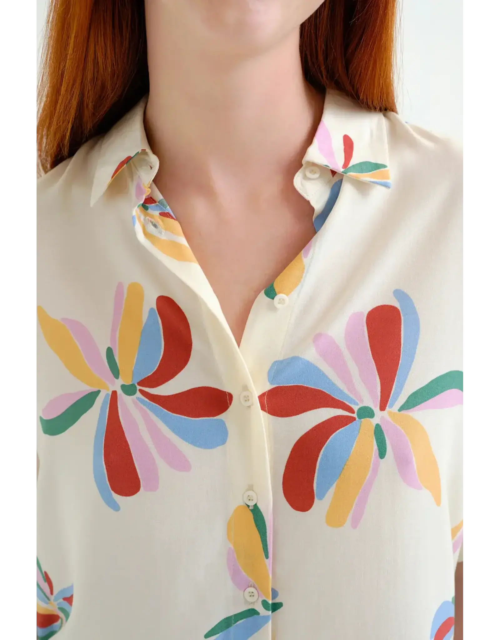 Compania Fantastica Compania Fantastica -  Monarda Print Blouse
