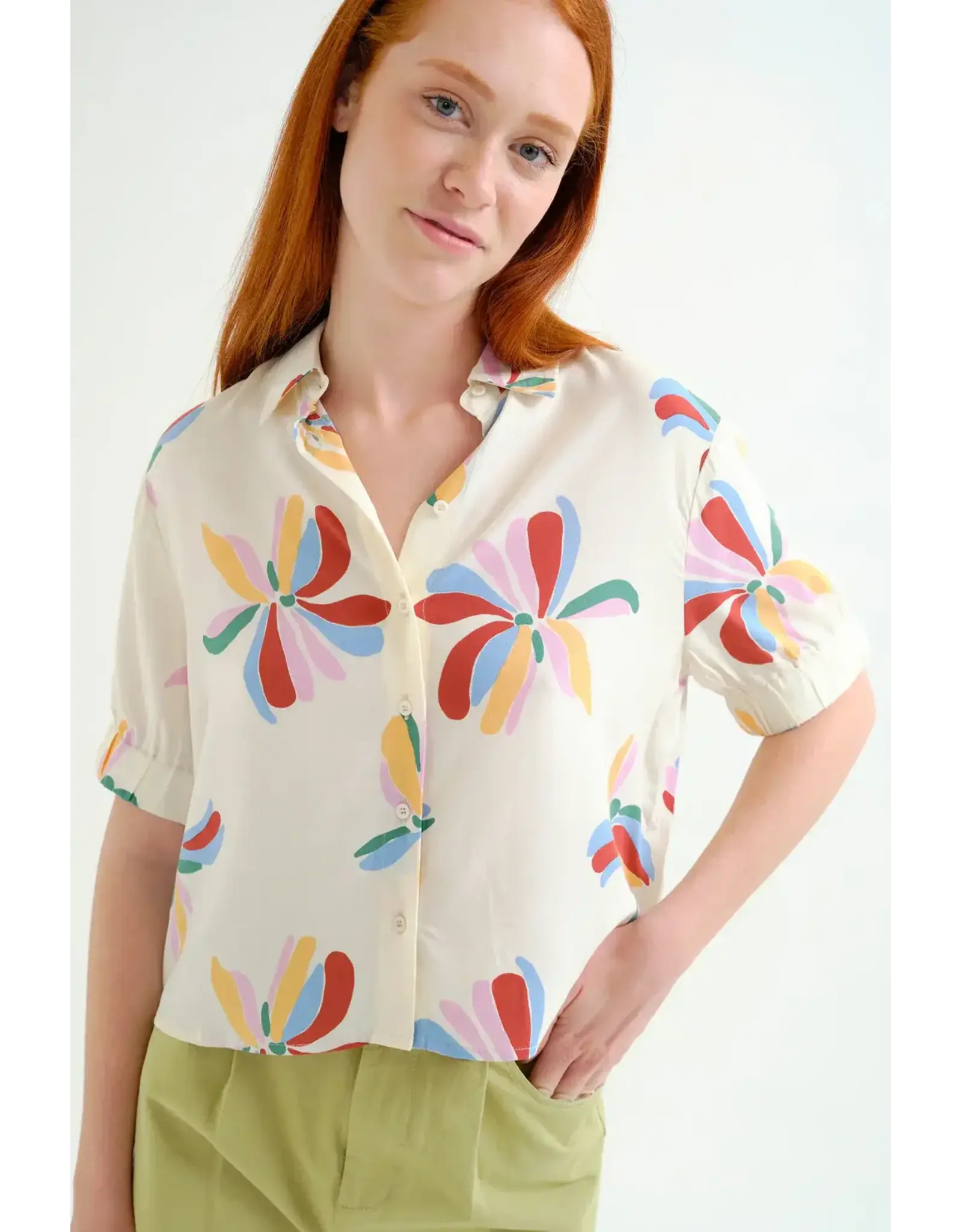 Compania Fantastica Compania Fantastica -  Monarda Print Blouse