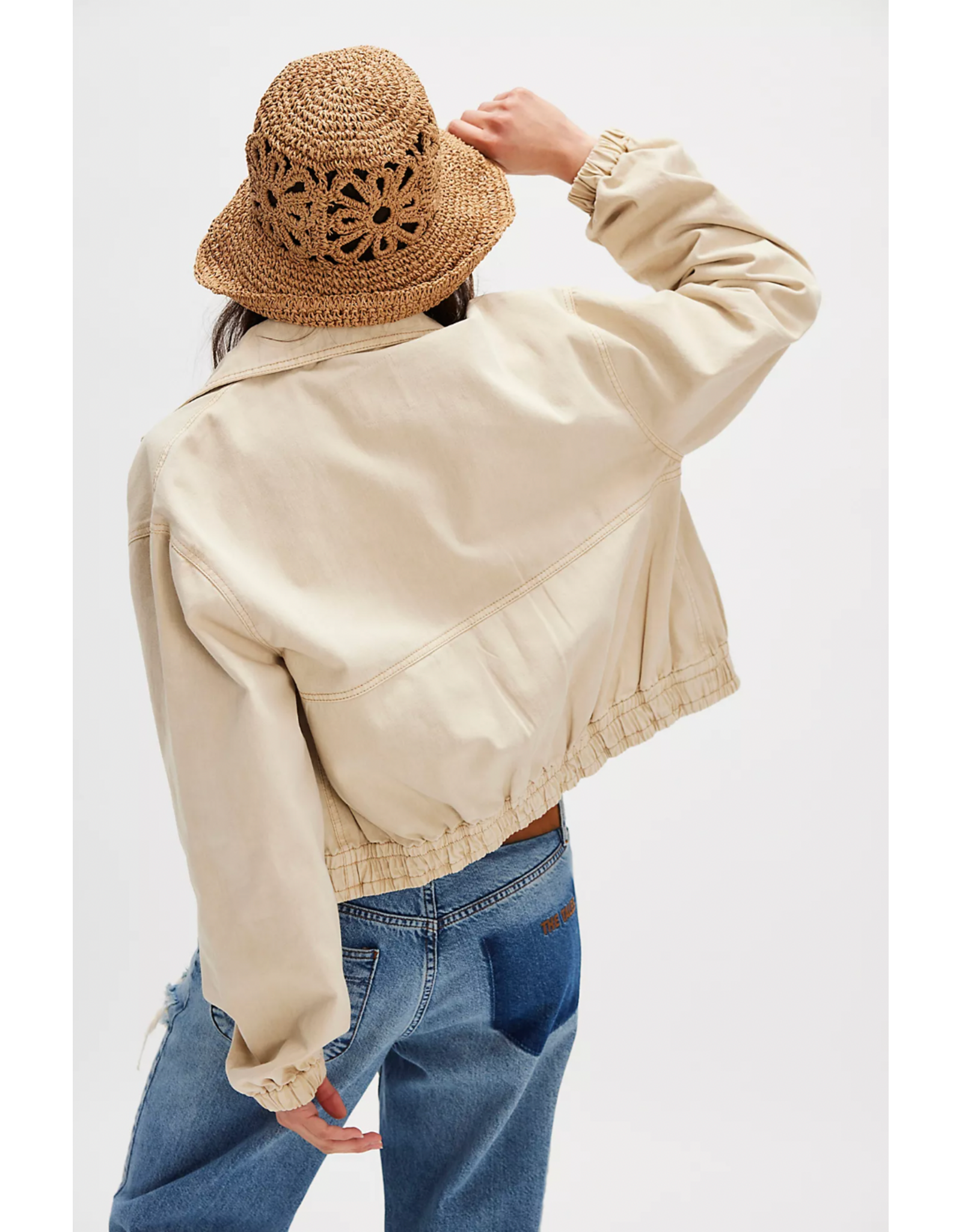 Free people Free People - We The Free Birdie Track Jacket (Puff Pastry)