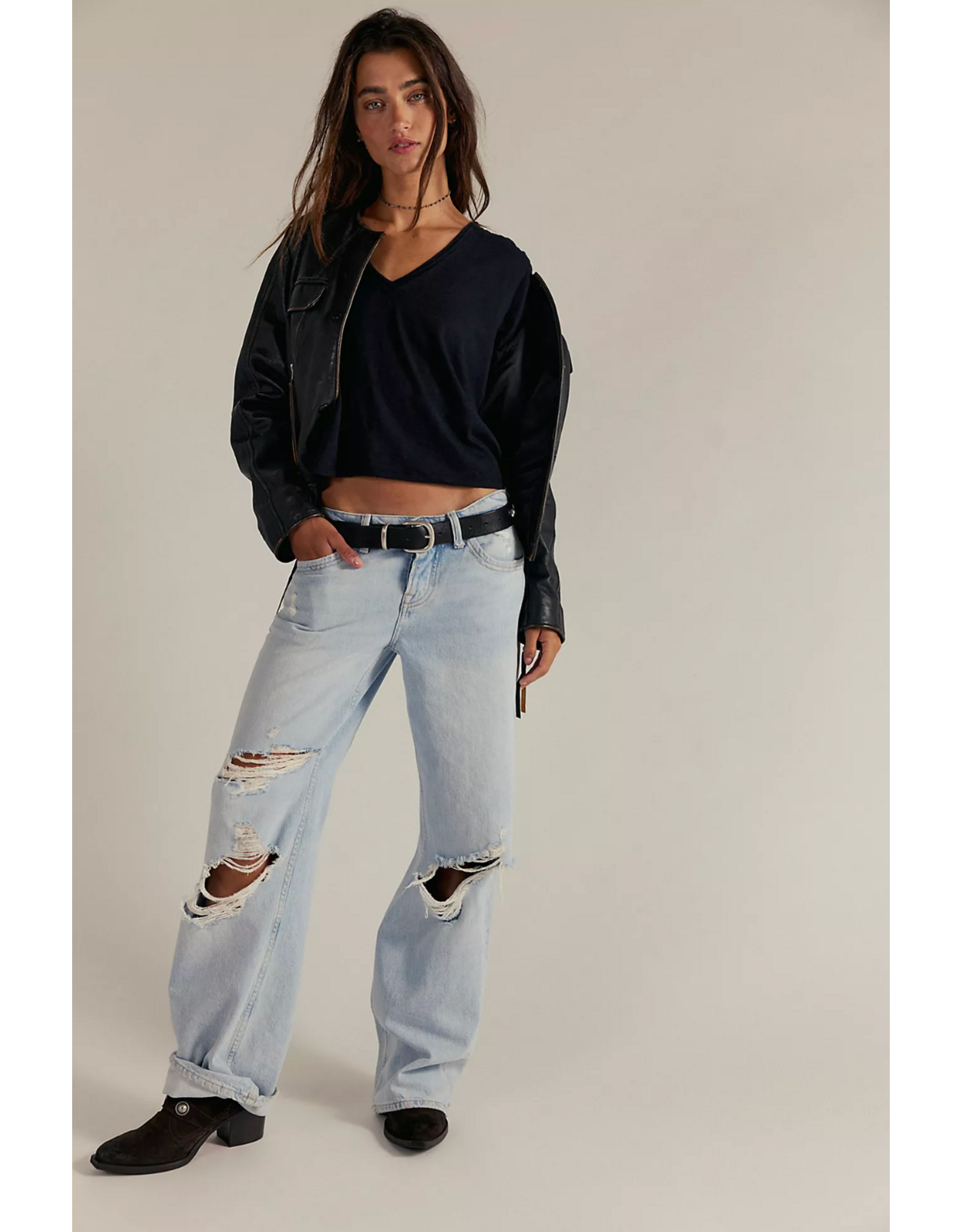 Free people Free People - We The Free Take 2 Tee (Black)