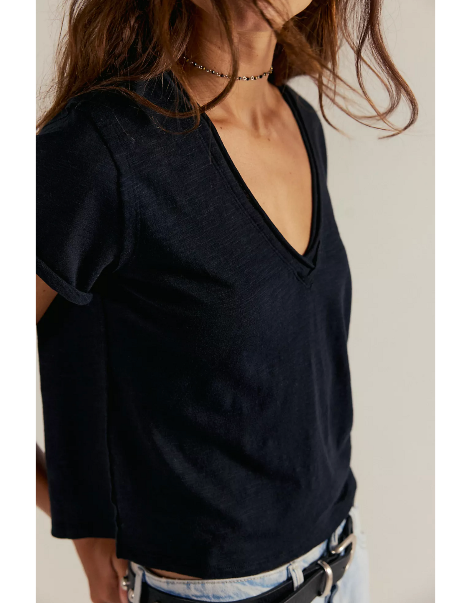 Free people Free People - We The Free Take 2 Tee (Black)