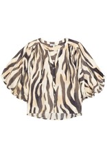 Garcia Garcia - Patterned Gauzy Button Up