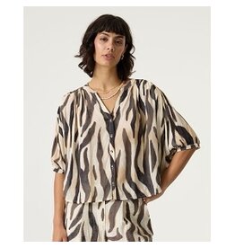 Garcia Garcia - Patterned Gauzy Button Up