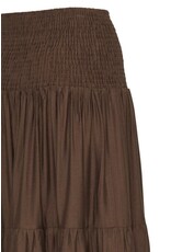 b.young b.young - Joannie Smocked Midi Skirt (French Roast)
