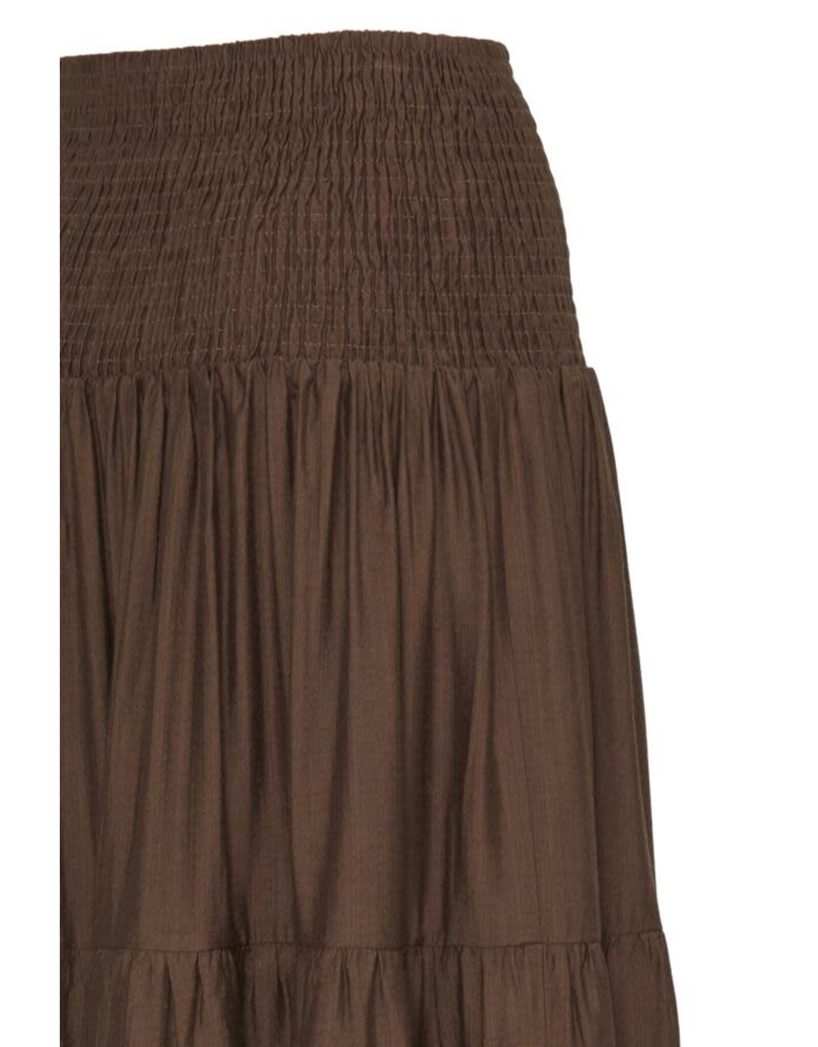 b.young b.young - Joannie Smocked Midi Skirt (French Roast)