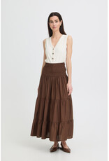b.young b.young - Joannie Smocked Midi Skirt (French Roast)
