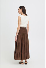 b.young b.young - Joannie Smocked Midi Skirt (French Roast)