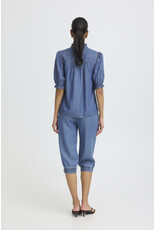 b.young b.young - Kosmo Blouse (Mid Blue Denim)