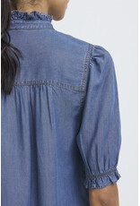 b.young b.young - Kosmo Blouse (Mid Blue Denim)