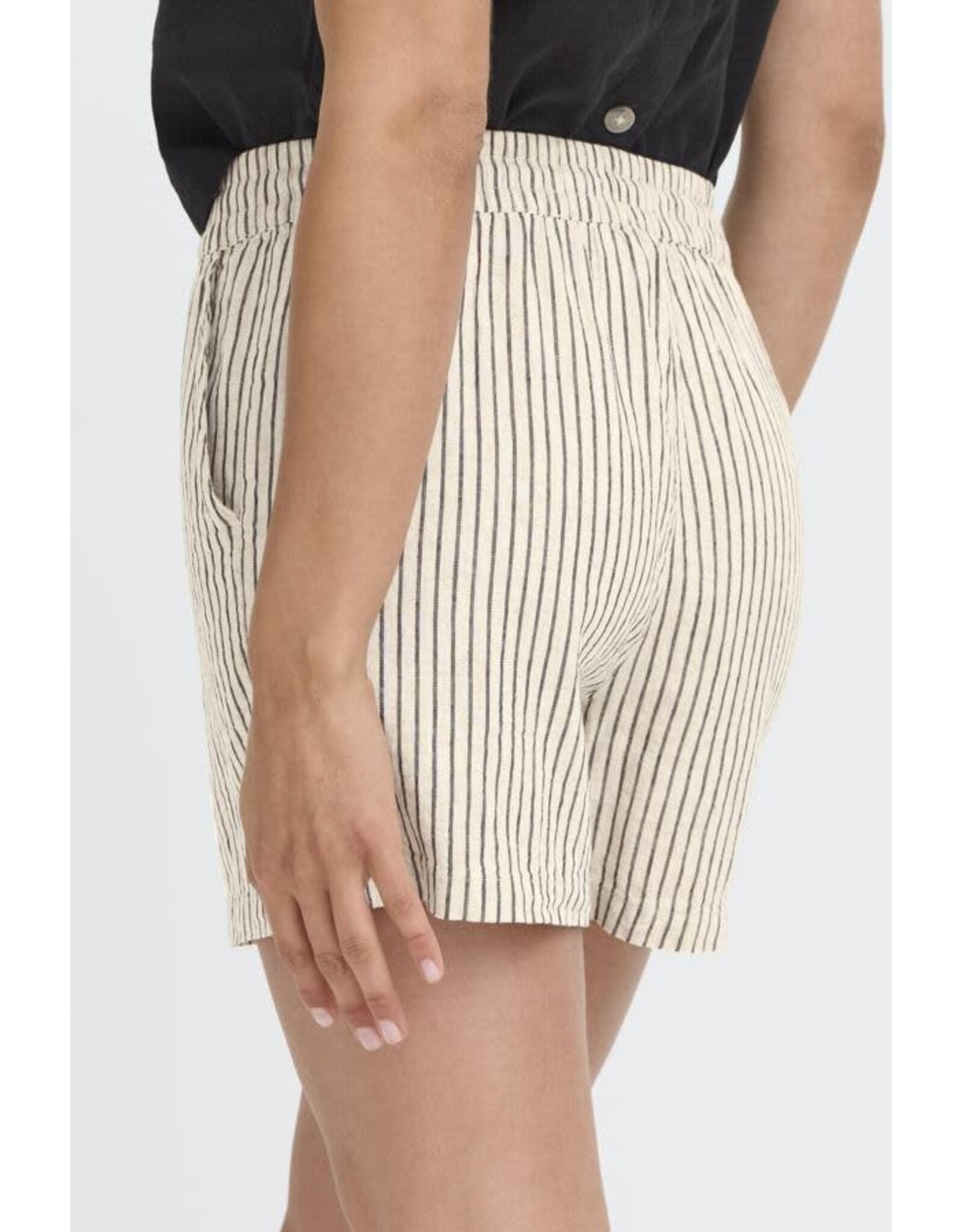 b.young b.young - Falakka Short 4 (Rainy Day Stripe)