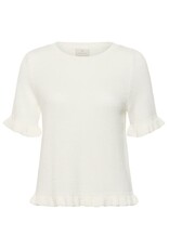 Kaffe Kaffe - Lindsay Short Sleeve Sweater (Chalk)