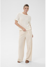 Kaffe Kaffe - Lindsay Short Sleeve Sweater (Chalk)