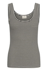 Kaffe Kaffe - Tiana Striped Tank (Black / Chalk)