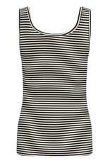 Kaffe Kaffe - Tiana Striped Tank (Black / Chalk)