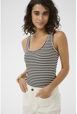 Kaffe Kaffe - Tiana Striped Tank (Black / Chalk)