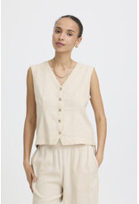 b.young b.young - Falakka Waistcoat (Rainy Day Melange)