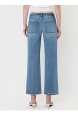 VERVET VERVET - Mid Rise Medium Wash Patch Pocket Slim Wide Jeans (Of the Band)