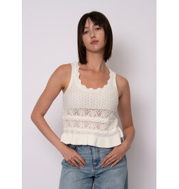 RD Style RD Style - Esmat Sleeveless U Neck Top (Cream)
