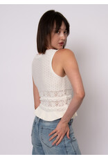 RD Style RD Style - Esmat Sleeveless U Neck Top (Cream)