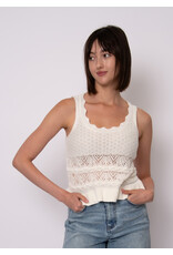 RD Style RD Style - Esmat Sleeveless U Neck Top (Cream)