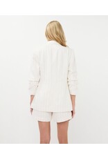 EsQualo EsQualo - Linen Blazer (Stripe)