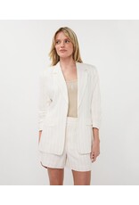 EsQualo EsQualo - Linen Blazer (Stripe)