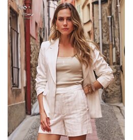 EsQualo EsQualo - Linen Blazer (Stripe)