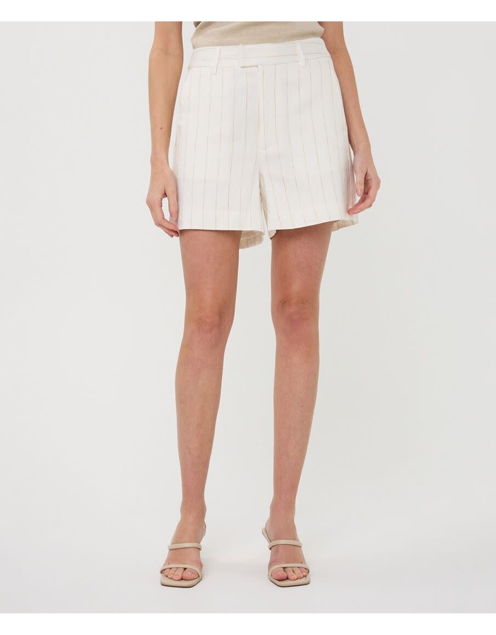 EsQualo EsQualo - Linen Striped Shorts