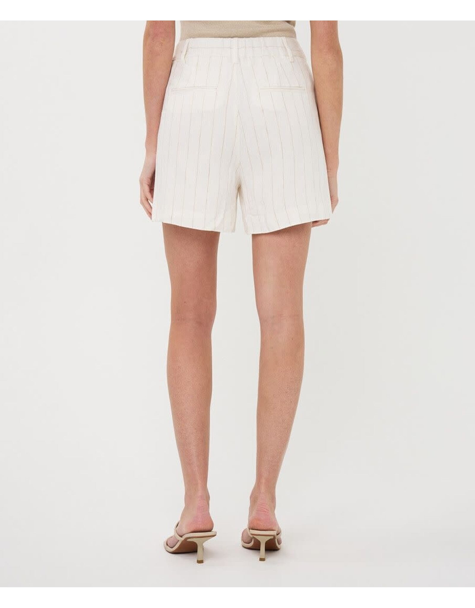 EsQualo EsQualo - Linen Striped Shorts