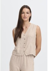 b.young b.young - Falakka Waistcoat (Rainy Day Stripe)