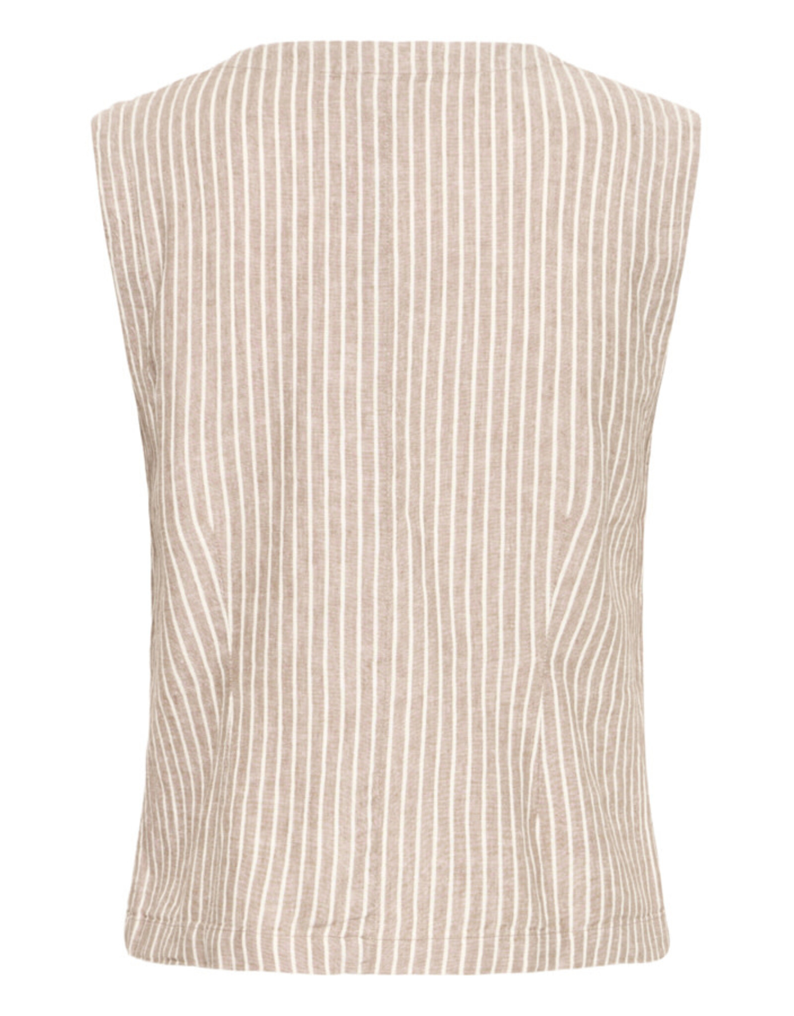 b.young b.young - Falakka Waistcoat (Rainy Day Stripe)